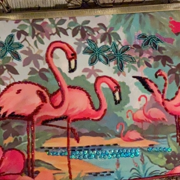 Vintage Far Nine Flamingo Purse - Picture 2 of 8